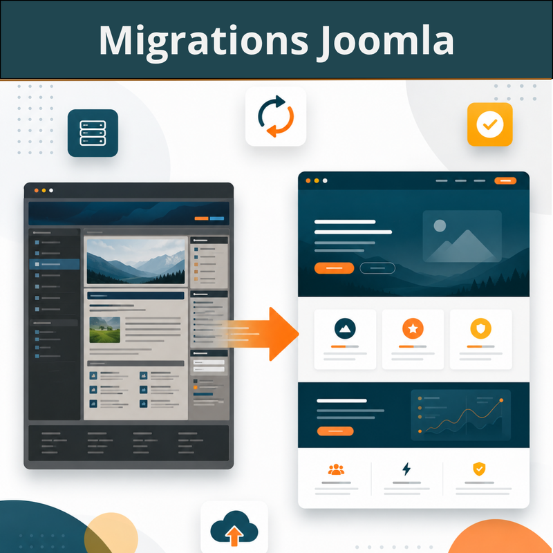 Réparation & migration Joomla WordPress Image